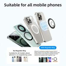 360° drehbarer Glitzer-Ring-Magnethalterung für Handys, 12-Stein Diamant, sofort an- und abnehmbar, klebefrei, Dual-Modus Griff- und Ständer-System kompatibel mit iPhone, Android Handy, Geschenk zum Geburtstag, für Familie, Freunde, Fingerring Halterung, Handygriff, Handyzubehör