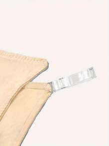 3-teiliges Set: Einfarbiger, sportlicher - Komfortabler, ultrahschmaler Nylon-Hüftgurt und String