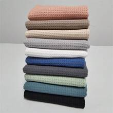 4 Stück einfarbige Waffelmuster Geschirrtücher, Ananas-Gitter Reinigungstücher, Küchen-Wischtücher, Größe 36*36cm