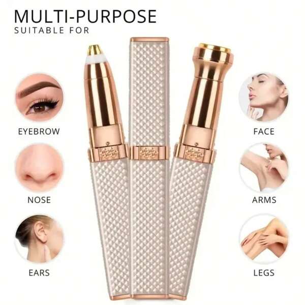 Eyebrow Trimmer, Women's Eyebrow Razor, Painless Eyebrow Removal Tool For Facial Nose Hair Removal, Hair Removal Device Perfect For Travel, Mom's Day Gifts, Christmas Gifts