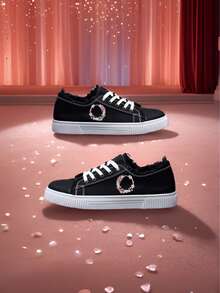 Customized DIY Unisex Mid-Top Canvas Shoes, Casual Vulcanized Rubber Sole Sneakers, Suitable For Outdoor Activities, All Season Style - Apricot - View 3