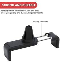 CARSUN 通风口手机支架 - 鹰嘴夹设计，防止掉落，兼容水平和垂直通风口，便携单手操作 - 黑色 - 查看 8