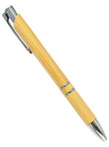 Customizable Ballpoint Pen, Bamboo & Metal Pen, Creative Logo Gift, Suitable For Office, Back To School, Wedding, Holiday Gifts For Parents, Colleagues, Friends