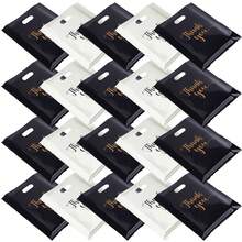 20pcs 20x15cm Plastic "Thank You" Gifts Bag Reusable Hand-Held Packaging Bag Practical Tote Bag Party Small Gift Storage Bag - Multicolor - View 1