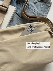 Crossbody Handbags For Women With Multi Pocket Shoulder Bag Nylon Travel Purse