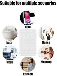 80-Grain Back Stick Double-Sided Mobile Phone Case Bracket Waterproof, Rust-Proof And Not Easy To Fall Multi-Functional Portable Silicone Bracket