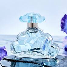 优雅香氛液，持久的花果香味，送给她的完美礼物，精致迷人的香气，独特的云形瓶身设计，奢华除臭液 - 白色白雲 - 查看 1