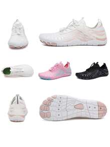 Women Aqua Shoes Outdoor Upstream Wading Sneakers Unisex Lightweight Quick-Dry Beach Barefoot Sport Swimming Water Shoes