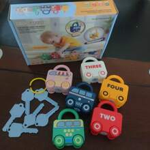 Inspiring Imagination: Early Learning Train Lock - Creative Key Matching Game (3-6 Years Old) Children's Educational Toy Set - Colorful Keys And Lock Puzzles, Train Track Toys - Enhance Positive Thinking And Hands-On Abilities - Perfect Birthday Or Holiday Gift For Parents And Kids