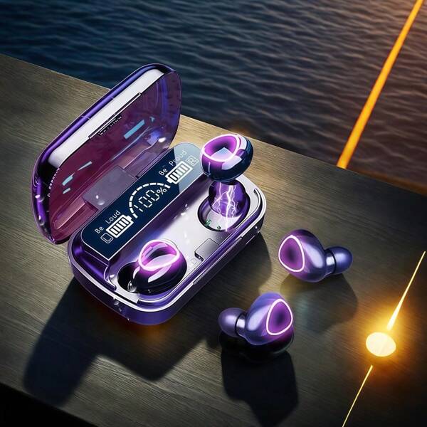 M10 Fone Bluetooth Headphones With Mic Earbuds Charger Box Wireless Earphones LED Display Wireless Bluetooth Headset