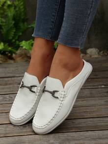 Head-Warp Slip-On Casual Loafers, Soft Bottom Non-Slip Sandals