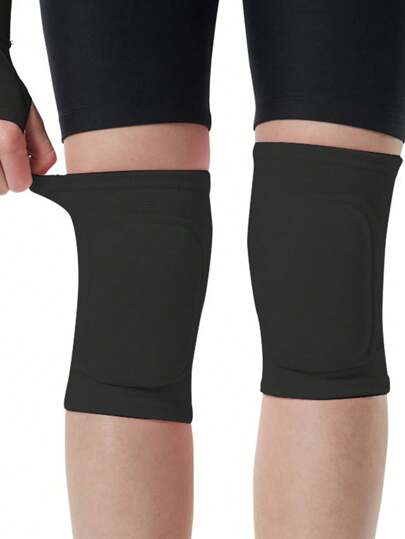 1 par de rodilleras y coderas gruesas de esponja para baile, voleibol, fútbol, patinaje, ciclismo al aire libre y protección de rodillas para deportes