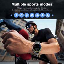 GUHUAVMI 2025 New ECG+PPG Smart Watch GT5 For Men Women, 1.43inch(3.63cm) 466*466 AMOLED Screen, With Bluetooth Call, SOS, Message Push, Multi-Sports Mode Smartwatch, Healthy Smart Watch With Heart Rate/Blood Oxygen/Blood Lipids/Uric Acid/Micro Physical Examination, Etc. For Android IOS, Valentines Gifts