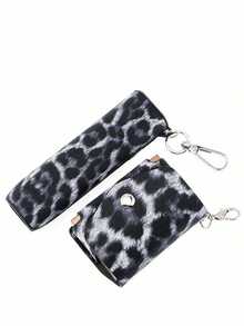 1pc Multifunctional Storage Case Protective Cover Anti-Drop Decoration Accessory For IqoTEREA ILU ONE, Smoking Accessories, Vapes To Use, Cigarette Pouch, Cigarette Storage, Cigarette Holder Case, Vape Charm, Gifts - Leopard - View 18