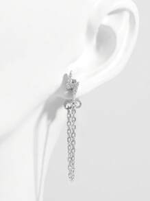1 par de pendientes de botón con diseño de rayo de plata de ley 925 con circonita cúbica, con estilo vintage y único, adecuado para uso diario, citas, fiestas, aniversarios de boda, un regalo personalizado