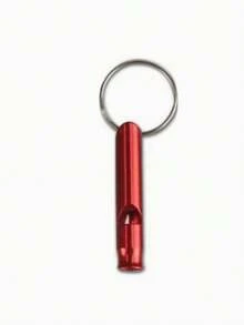 1pc Small Aluminum Alloy Whistle, Survival Whistle, Emergency Whistle, Training Whistle