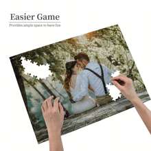 Customized Wooden Jigsaw Puzzle - Personalized Photo Puzzle, 300/500/1000 Pieces - Perfect Home Decor Gift For Family, Pet Owners, Birthday, Mother's Day, Anniversary