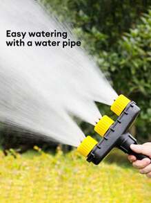1PC Multi-Nozzle Adjustable High Flow Spray Head For Home Garden, Agricultural Use, PP Material Gardening Sprinkler For Flowers, Farms, Lawns, Vegetables Irrigation