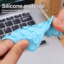Silicone Suction Cup Phone Case Mount Double Sided,Silicone Octo Cup Buddy Sticky Grip Holder For Cellphone, Hands-Free Phone Accessories Strong Grip Holder For Selfie And Video