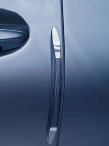 2/4件装隐形车门防撞条汽车门边防撞划痕用品神器后视镜保护车贴条 - 彩色 - 查看 9