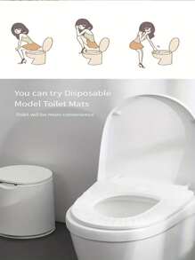 20 Pieces Portable Disposable Toilet Seat Covers - Individually Wrapped - Waterproof, Non-Woven - Travel Friendly Bathroom Protectors, Individually Wrapped - Protect You From Germs And Bacteria, Bathroom Seat Protection | Hygienic Bathroom Solutions | Waterproof Covers Bathroom Decor Fall Decor