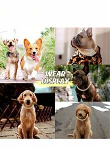 1 Sparkling Pet Necklace, Cool Dog Collar, Puppy Chain, Cuban Chain Inlaid With Artificial Diamonds, Pet Decoration Chain Accessories