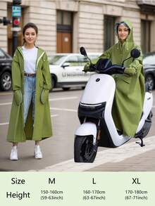 Impermeable de moda de alta calidad. Impermeable grueso a prueba de agua y viento. Chaqueta impermeable para mujer y hombre. Poncho de lluvia multifuncional para actividades al aire libre, ciclismo, viajes, escalada. Ideal para verano, playa, viajes.