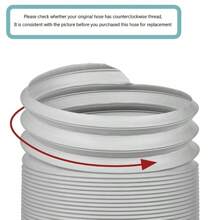 1.5/2M Portable Flexible Conditioner Exhaust Hose Tube 13/15cm Exhaust Pipe Hose Connector Interface For Mobile Air Conditioning