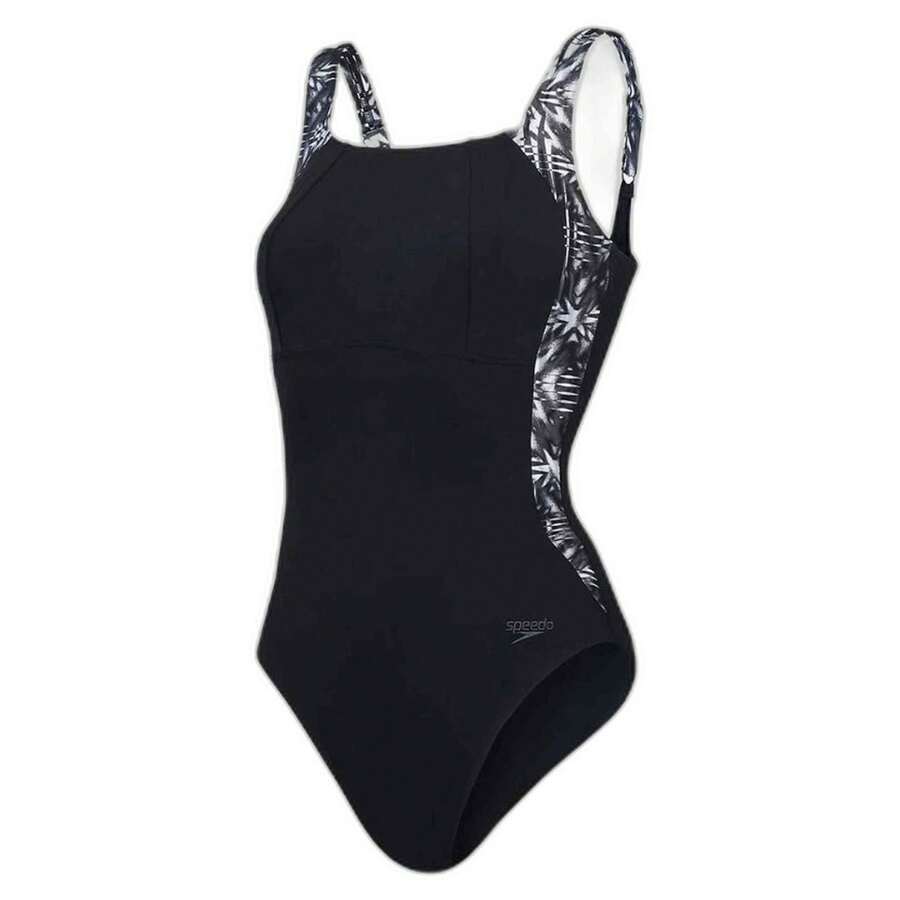 Speedo Lunalustre Shaping Swimsuit For Women In Black ✅ Delivery Within 24/72 Hours To Spain (Mainland) - Black - View 1