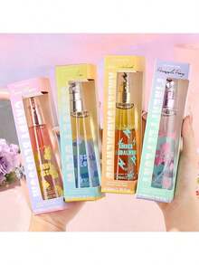 1 pieza/88ml Spray de fragancia, ambientador de hogar, aromaterapia, que contiene la esencia del encanto natural y fresco de larga duración, empaque de diseño innovador, con lindos personajes de dibujos animados, adecuado para verano, Día de la Madre, interior, exterior, citas, fiestas, vacaciones, hogar, oficina, es el regalo ideal para amigos y parejas.