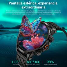LOKMAT APPLLP 8 PRO 4g Smart Watch 1.85 HD Large Round Screen HD Camera Heart Rate Blood Oxygen Breathing Health Function Detection Can Insert 2G/3G/4G/5G Phone Card Support WiFi Internet Access APP Download Android System 8.1 Watch Support GPS / Beidou / Granus / AGPS / LBS / WIFI - Black - View 7