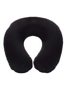 1 Piece Travel Pillow Neck Pillow Airplane Pillow Travel Car Home Office Travel Neck Flight Pillow Snap Button With Soft Cover, U-Shaped Neck Pillow Portable Student Adult Pillow Cushion, Supports Neck And Protects Cervical Spine While Studying (This Is An Inflatable Pillow) - Multicolor - View 12