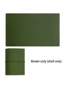 1pc/1 Set A6/A7/A8/M5 Portable Loose-Leaf Binder, Available In Multiple Colors Including Pink, Purple, Gray, PU Leather Planner Notebook, Refillable Pages, Storage Bag, Plan Book, Planning Pages School Supplies, Back To School