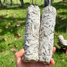 2pcs White Sage Aromatherapy Sticks For Yoga, Meditation, Purification, Household Cleaning - Rattan, Featherless