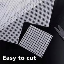 Sewing Plastic Canvas Sheets White Mesh Sheets For DIY Embroidered Woven Crafts