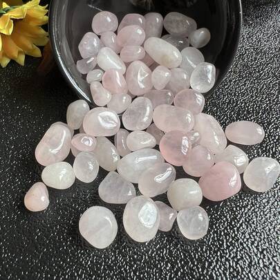 100g Christmas Present Natural Hibiscus Stone Powder Crystal, Suitable For Home Decoration, Fish Tanks And Aquarium Rocks, Fountains, Office Decoration, Vase Filling And Plant Laying, Collection, Gift Giving, Etc