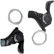 1 par de desviadores de bicicleta, accesorios de cambio de marcha delantero y trasero de 7/21 velocidades para bicicleta de montaña