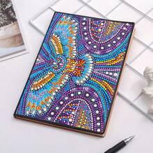 全新钻石画笔记本,曼陀罗设计 | 钻石艺术绘画套件,适合成人和儿童 | DIY 彩色曼陀罗花素描本,日记笔记本,适合学习、家庭和办公室艺术绘画 - 彩色 - 查看 20