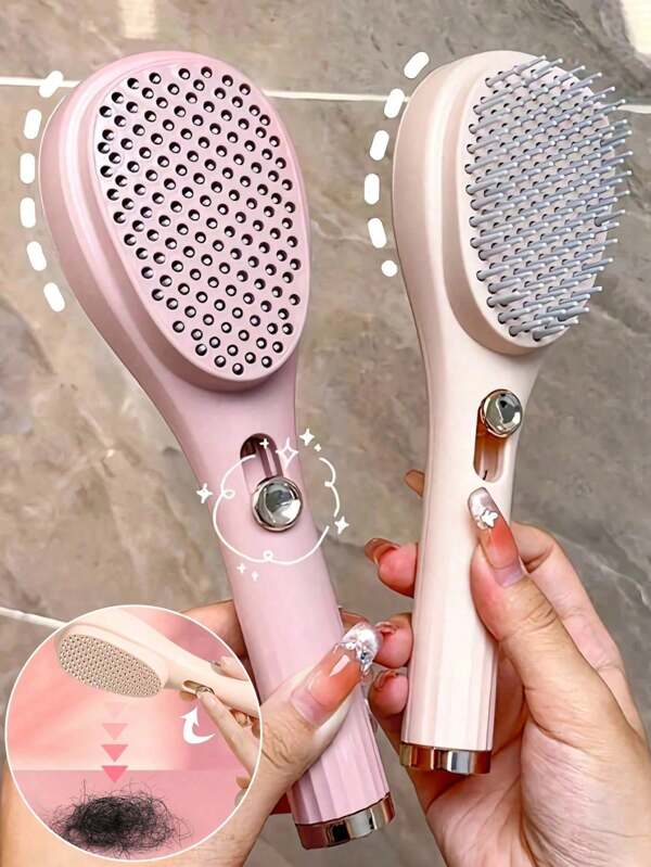 1pc Comb Telescopic Magic Comb,Home Scalp Cleaning Special Anti-Static Travel Portable Fluffy Massage Comb,Macaron Color Women Comb Anti-Static Massage Comb,Air Bag Hair Detachable Magic Brush, Scalp-Friendly Telescopic Comb, Home Smooth Hair Combing,Portable Telescopic Massage Comb,For Home,School,Travel,Barber Shop Hair Styling Tool