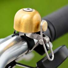 ROCKBROS Retro Bike Bell Copper Crisp Cycling Bicycle Handlebar Bell Alarm Ring
