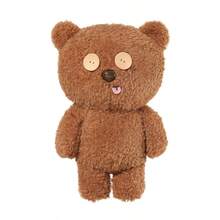 Miniso Bob+Tim 系列，Tim 娃娃基础版：舒适拥抱，7.4*11.8*4.7 英寸，柔软舒适，完美礼物（1 件） - 棕色 - 查看 6