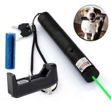 1 Case Black 900 Mile Assassin Green Laser Pointer 532nm Single Beam Light + Battery + Combination Lock + Battery Rechargeable Rotating Focusable Laser Pointer