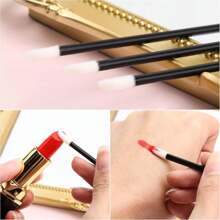 50-1000pcsPieces Lip Wands Lip Applicators Disposable Lip Brushes Lipstick Brush Lip Gloss Wands Lint Free Makeup Applicator Brush