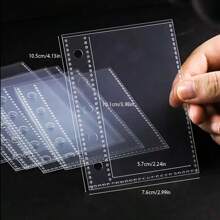 1pc A6/A7/A8/M5 Portable Transparent Loose-Leaf Binder, Photo Storage Bag, Can Be Used As Album, Budget Planner, Journal, Notebook, Office Supplies,School Supplies,Back To School