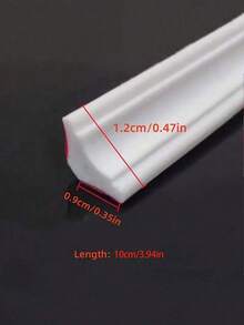 1/2/3 卷可切割墙缝填充条，TPE 自粘墙缝装饰条，适用于墙角、天花板、后挡板、台面、踢脚板、地板（10 厘米/200 厘米/400 厘米/600 厘米）