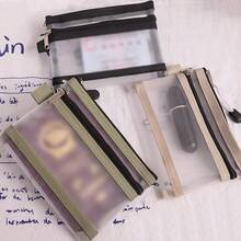 Travel Lightweight Layered Mesh Card Holder Large Capacity Multi-Function Cosmetic Bag Coin Purse For Women Wallet Mini Wallet Purse Wallet Card Wallet - Multicolor - View 3