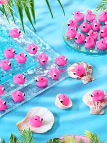 19/45pcs Pink Flamingo Figurines, Limited Time Offer, Resin Decorations For Outdoor Holiday, Tabletop, Indoor Decor, Crafts, Party Supplies And Small Gifts