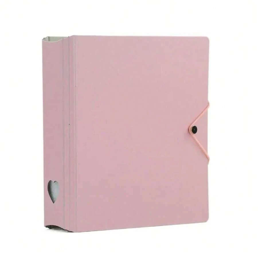 High Quality Photocard Binder Colorful A5 Photo Collect Hollow Album Card Storage Album New Photo Folder Book Stationery - Pink - View 1