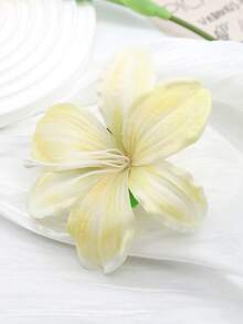 1 Peça Clipe de Cabelo Decorativo com Flor Artificial de Tecido Grande de 13cm, Acessório de Cabelo Estilo Boêmio para Franja Lateral, Adequado para Praia, Viagem, Encontros e Uso Diário, Presilhas, Clipes de Cabelo, Grampos de Cabelo, Peça de Cabelo, Acessórios de Cabelo - Multicolorido - Visão 17