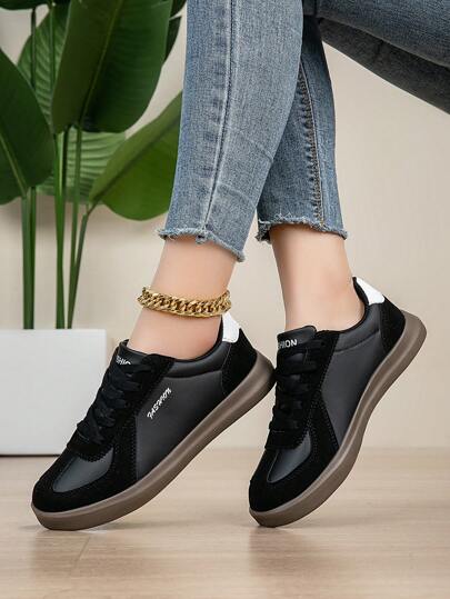New High-Quality Women's Fashion Casual Retro Sneakers, Bicolor Luxury Flat Shoes, Student Couple Shoes. New Women's Minimalist Casual Shoes, Rich, Warm, Retro, Textured, Mature And Steady. Looks Deeper And Weightier. All Season, Formal Or Semi-Formal Occasions, Retro Style. Minimalist Sneakers, Daily Wear Women's Shoes, Casual Fashion Sneakers, Outdoor Comfortable Shoes, Unisex Couple Shoes